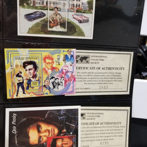 Other - Set of 11 Elvis Presley stamps